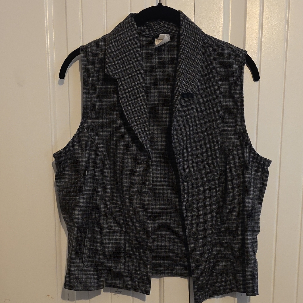 Urge Black and Gray Textured Fabric